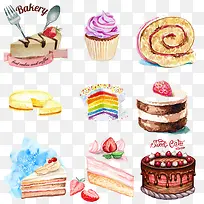 手绘甜点-空若网 手绘甜点-空若网