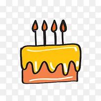 蛋糕的卡通图标-空若网 蛋糕的卡通图标-空若网