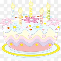 矢量卡通蛋糕素材-空若网 矢量卡通蛋糕素材-空若网