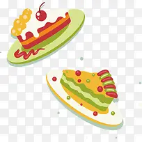 卡通矢量食物蛋糕甜品-空若网 卡通矢量食物蛋糕甜品-空若网