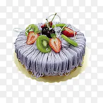 紫色蛋糕-空若网 紫色蛋糕-空若网