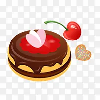 矢量水果蛋糕素材-空若网 矢量水果蛋糕素材-空若网