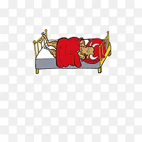 卡通动物睡觉-空若网 卡通动物睡觉-空若网