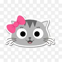 卡通可爱小猫-空若网 卡通可爱小猫-空若网