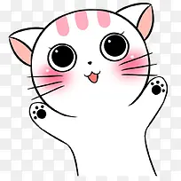 萌萌哒可爱小猫贴纸-空若网 萌萌哒可爱小猫贴纸-空若网