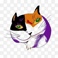 水彩手绘猫咪-空若网 水彩手绘猫咪-空若网