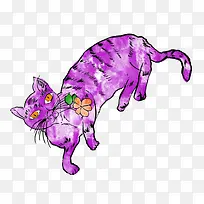 水彩手绘猫咪-空若网 水彩手绘猫咪-空若网