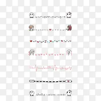 可爱分割线免抠素材-空若网 可爱分割线免抠素材-空若网