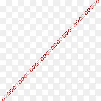 卡通手绘心分割线-空若网 卡通手绘心分割线-空若网