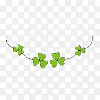 创意叶子分割线-空若网 创意叶子分割线-空若网