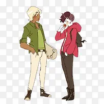 插画-相遇-空若网 插画-相遇-空若网