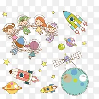 卡通火箭-空若网 卡通火箭-空若网