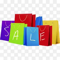 彩色卡通时尚购物袋-空若网 彩色卡通时尚购物袋-空若网