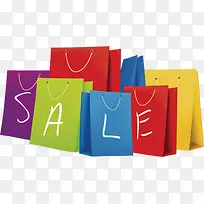 彩色时尚购物手拿袋设计-空若网 彩色时尚购物手拿袋设计-空若网