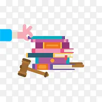 创意扁平书籍图.-空若网 创意扁平书籍图.-空若网