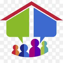 创意房子logo矢量素材-空若网 创意房子logo矢量素材-空若网