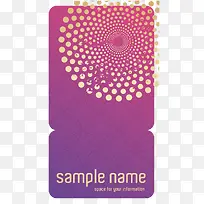 点状纹路时尚卡片矢量素材-空若网 点状纹路时尚卡片矢量素材-空若网