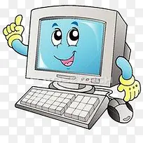 卡通电脑-空若网 卡通电脑-空若网