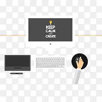 矢量免费扁平化办公图片下载-空若网 矢量免费扁平化办公图片下载-空若网