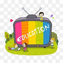 卡通电视和人-空若网 卡通电视和人-空若网