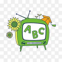 卡通电视元素-空若网 卡通电视元素-空若网