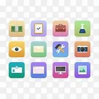 扁平化工具图标-空若网 扁平化工具图标-空若网