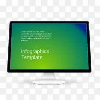 矢量扁平化液晶电视-空若网 矢量扁平化液晶电视-空若网