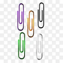 彩色回形针-空若网 彩色回形针-空若网