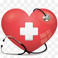 爱心医院听诊器-空若网 爱心医院听诊器-空若网