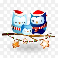 矢量手绘卡通猫头鹰-空若网 矢量手绘卡通猫头鹰-空若网
