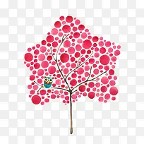 手绘水彩树-空若网 手绘水彩树-空若网