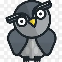 猫头鹰图标-空若网 猫头鹰图标-空若网
