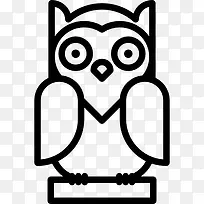 猫头鹰图标-空若网 猫头鹰图标-空若网