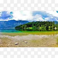 高清摄影树木森林水面-空若网 高清摄影树木森林水面-空若网