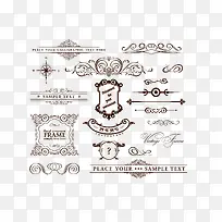 矢量欧式边框-空若网 矢量欧式边框-空若网