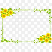 太阳花边框-空若网 太阳花边框-空若网