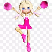 啦啦队动画剪辑艺术-啦啦队长PNG文件-空若网 啦啦队动画剪辑艺术-啦啦队长PNG文件-空若网