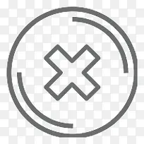 按钮圆删除Outline-icons-空若网 按钮圆删除Outline-icons-空若网