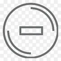 ��ťԲɾ��Outline-icons-������