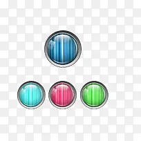 矢量晶莹剔透的按钮-空若网 矢量晶莹剔透的按钮-空若网