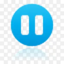 按钮暂停超级单蓝图标-空若网 按钮暂停超级单蓝图标-空若网