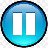 按钮暂停图标-空若网 按钮暂停图标-空若网