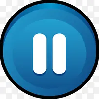 按钮暂停图标-空若网 按钮暂停图标-空若网