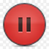 按钮暂停红色的味道-空若网 按钮暂停红色的味道-空若网