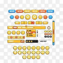 UI网站卡通按钮-空若网 UI网站卡通按钮-空若网