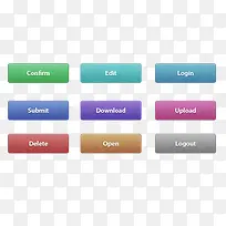 五彩下载按钮-空若网 五彩下载按钮-空若网
