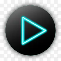 Media Player播放按钮图标-空若网 Media Player播放按钮图标-空若网
