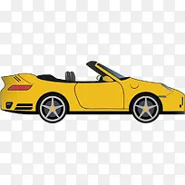手绘炫酷时尚跑车元素-空若网 手绘炫酷时尚跑车元素-空若网