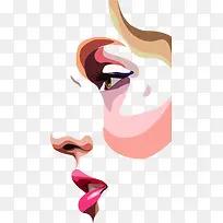 矢量手绘时尚头像-空若网 矢量手绘时尚头像-空若网