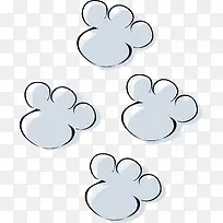 白色的脚印-空若网 白色的脚印-空若网